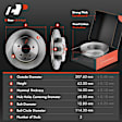 APBRPR099 Rear Disc Brake Rotors & Ceramic Brake Pads