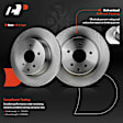 APBRPR099 Rear Disc Brake Rotors & Ceramic Brake Pads