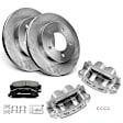 APBRPR1061 8 Pcs Front Disc Brake Rotors & Ceramic Brake Pads & Brake Calipers