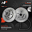 APBRPR1078PG Front Disc Brake Rotors & Ceramic Brake Pads