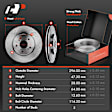 APBRPR110 Front Disc Brake Rotors & Ceramic Brake Pads