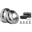 APBRPR112 Rear Disc Brake Rotors & Ceramic Brake Pads