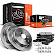 APBRPR118 Rear Disc Brake Rotors & Ceramic Brake Pads