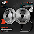 APBRPR118 Rear Disc Brake Rotors & Ceramic Brake Pads