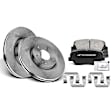 APBRPR119 Front Disc Brake Rotors & Ceramic Brake Pads