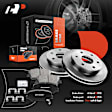 APBRPR119 Front Disc Brake Rotors & Ceramic Brake Pads