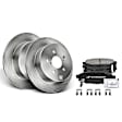 APBRPR126 Rear Disc Brake Rotors & Ceramic Brake Pads