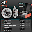 APBRPR126 Rear Disc Brake Rotors & Ceramic Brake Pads