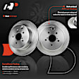 APBRPR126 Rear Disc Brake Rotors & Ceramic Brake Pads