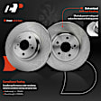 APBRPR1356 6 Pcs Front Disc Brake Rotors & Ceramic Brake Pads