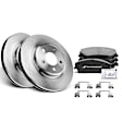APBRPR136 Front Disc Brake Rotors & Ceramic Brake Pads
