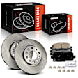 APBRPR1389 6 Pcs Rear Disc Brake Rotors & Ceramic Brake Pads