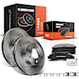 APBRPR140 Front Disc Brake Rotors & Ceramic Brake Pads