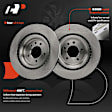 APBRPR1416 6 Pcs Rear Disc Rotors & Ceramic Brake Pads