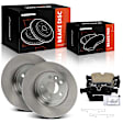 APBRPR1419 6 Pcs Rear Disc Brake Rotors & Ceramic Brake Pads