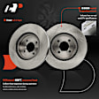 APBRPR1422 6 Pcs Front Disc Brake Rotors & Ceramic Brake Pads