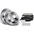 APBRPR144 Rear Disc Brake Rotors & Ceramic Brake Pads