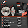 APBRPR1460 6 Pcs Front Disc Brake Rotors & Ceramic Brake Pads