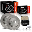 APBRPR1494 6 Pcs Rear Disc Brake Rotors & Ceramic Brake Pads