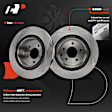 APBRPR1494 6 Pcs Rear Disc Brake Rotors & Ceramic Brake Pads