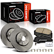 APBRPR1497 6 Pcs Front Disc Brake Rotors & Ceramic Brake Pads