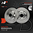 APBRPR1501 6 Pcs Front Disc Brake Rotors & Ceramic Brake Pads