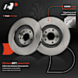 APBRPR1501 6 Pcs Front Disc Brake Rotors & Ceramic Brake Pads