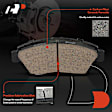 APBRPR1503 6 Pcs Front Disc Brake Rotors & Ceramic Brake Pads