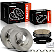 APBRPR1506 6 Pcs Front Disc Brake Rotors & Ceramic Brake Pads
