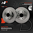 APBRPR1511 6 Pcs Front Disc Brake Rotors & Ceramic Brake Pads
