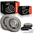 APBRPR1517 6 Pcs Front Disc Brake Rotors & Ceramic Brake Pads