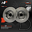 APBRPR1519 6 Pcs Front Disc Brake Rotors & Ceramic Brake Pads