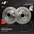APBRPR1529 6 Pcs Rear Disc Brake Rotors & Ceramic Brake Pads