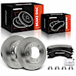 APBRPR1547 6 Pcs Front Disc Brake Rotors & Ceramic Brake Pads