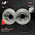 APBRPR1547 6 Pcs Front Disc Brake Rotors & Ceramic Brake Pads