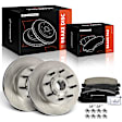 APBRPR1560 6 Pcs Front Disc Brake Rotors & Ceramic Brake Pads