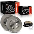 APBRPR1568 6 Pcs Front Disc Brake Rotors & Ceramic Brake Pads