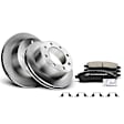 APBRPR158 Rear Disc Brake Rotors & Ceramic Brake Pads