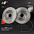 APBRPR1622 6 Pcs Front Disc Brake Rotors & Ceramic Brake Pads
