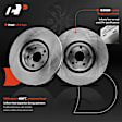 APBRPR1626 6 Pcs Front Disc Brake Rotors & Ceramic Brake Pads