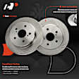 APBRPR1631 6 Pcs Rear Disc Brake Rotors & Ceramic Brake Pads