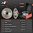 APBRPR1639 12 Pcs Front & Rear Disc Brake Rotors & Ceramic Brake Pads