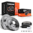 APBRPR168 Front Disc Brake Rotors & Ceramic Brake Pads