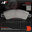 APBRPR168 Front Disc Brake Rotors & Ceramic Brake Pads