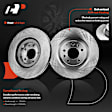 APBRPR170 Front & Rear Disc Brake Rotors & Ceramic Brake Pads