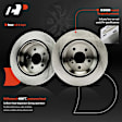 APBRPR1717 6 Pcs Rear Disc Brake Rotors & Ceramic Brake Pads