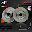 APBRPR1731 6 Pcs Front Disc Brake Rotors & Ceramic Brake Pads