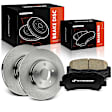 APBRPR1737 6 Pcs Front Disc Brake Rotors & Ceramic Brake Pads