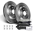 APBRPR174 Rear Disc Brake Rotors & Ceramic Brake Pads