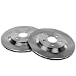 APBRPR174 Rear Disc Brake Rotors & Ceramic Brake Pads
